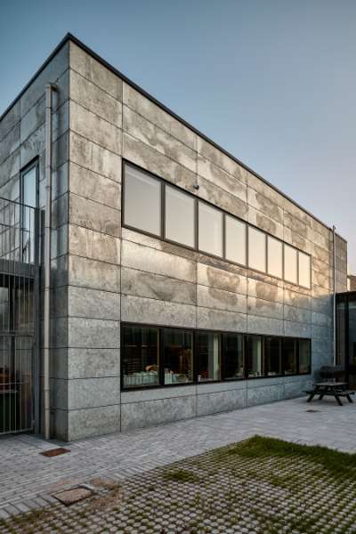 A steel façade with character provides room for sport organisations, Ringsted Sportscenter, Tværalle 8, 4100 Ringsted, Denmark
